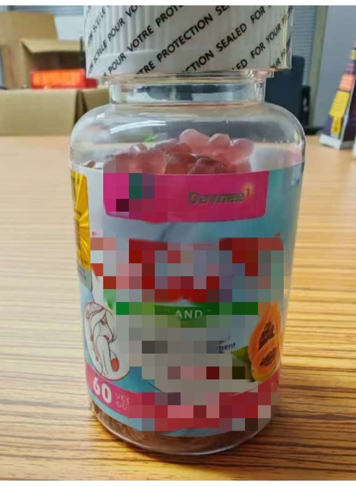 Breast Curve Gummies – Firm & Plump, 100% Natural Supplement, 60 Gummies